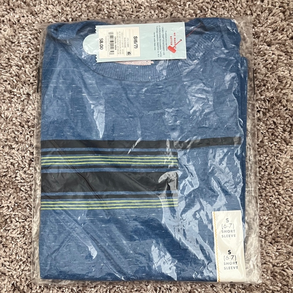 Cat & Jack Blue Long Sleeve Tee